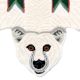 Rug Hand Tufted White Kasbah Polar Bear Rug